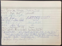 Load image into Gallery viewer, Bryan Adams Autographed Guest Register Page RPM Magazine Signed Music LOA JSA