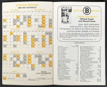 Load image into Gallery viewer, 1980-81 Boston Bruins Media Guide Ray Bourque Rookie of the Year Cover NHL VTG
