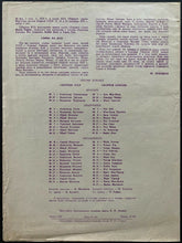 Load image into Gallery viewer, 1974 Vintage WHA Summit Series Canada-Russian Moscow Program Games 5-8 Program