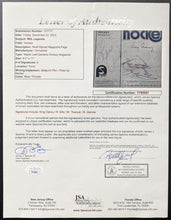 Load image into Gallery viewer, 1973 Toronto Maple Leafs Opening Night Multi Autographed Magazine Page x6 JSA