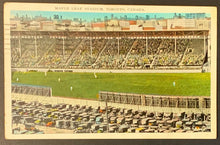 Load image into Gallery viewer, 1926 Maple Leaf Baseball Stadium Postcard Toronto Ontario Canada Ballpark