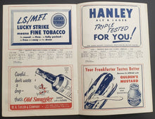 Load image into Gallery viewer, 1949 Fenway Park Baseball Program Boston Red Sox vs Philadelphia Athletics MLB