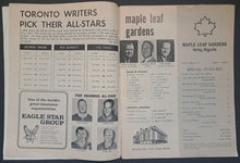 Load image into Gallery viewer, 1968 Maple Leaf Gardens New York Rangers Autographed x7 Program Signed HOF JSA