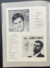 Load image into Gallery viewer, 1957 Jerry Lewis Stand Up Comedy Tour Program Vintage Original