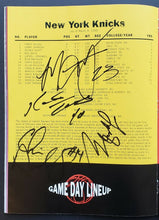 Load image into Gallery viewer, 1999 Toronto Raptors NBA Program + Ticket Signed by 6 Oakley Wallace Autographed