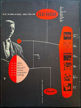 Load image into Gallery viewer, 1950's Stan Kenton Orchestra Tour Program Music Jazz Artist Pianist Vintage
