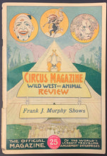 Load image into Gallery viewer, 1927 CIRCUS MAGAZINE Wild West & Animal Review Rare History All Companies Vtg AD