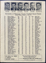 Load image into Gallery viewer, 1955 University Of Illinois Fighting Illini vs Wisconsin Badgers NCAA Program