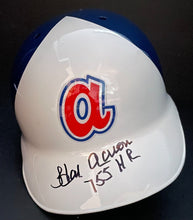 Load image into Gallery viewer, Hank Aaron Signed MLB Baseball Atlanta Braves Batting Helmet Fanatics + MLB Holo