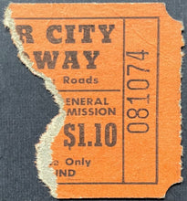 Load image into Gallery viewer, 1954 Motor City Speedway Program + Ticket Detroit Auto Racing Vintage