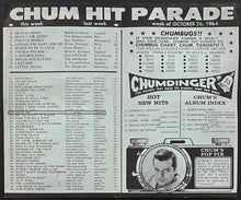 Load image into Gallery viewer, 1964 Chum Chart + Billy J Kramer + Gerry + The Pacemakers Concert Ticket MLG
