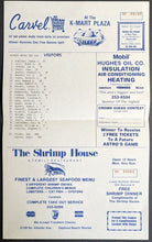 Load image into Gallery viewer, 1979 Daytona Beach Astros Baseball Program + Game Day Lineup Minor League Vtg