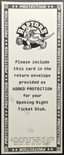 Load image into Gallery viewer, Toronto Raptors Inaugural Season First Game Full Ticket + Original Nike Lanyard
