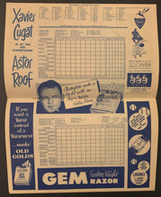 Load image into Gallery viewer, 1950 Polo Grounds MLB Baseball Program New York Giants vs Pittsburgh Pirates