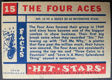 Load image into Gallery viewer, 1957 Topps Hit Stars Trading Card Four Aces #15 Non Sports Vintage