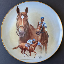 Load image into Gallery viewer, Fred Stone Collector Plate Secretariat Ron Turcotte Vintage Horse Racing /9500