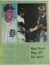Load image into Gallery viewer, 1972 MLB Baseball Detroit Tigers Yearbook Tiger Stadium Mickey Lolich Vintage