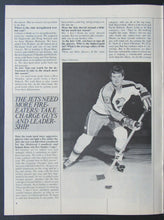Load image into Gallery viewer, 1981-1982 Season Vintage NHL Hockey Winnipeg Jets Magazine Dave Babych on Cover