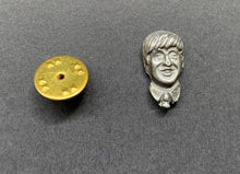 Load image into Gallery viewer, 1964 The Beatles John Lennon Tie Tack Vintage Rock Music Pin Original Postcard