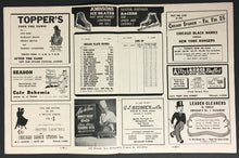 Load image into Gallery viewer, 1955 Chicago Stadium NHL Hockey Program Blackhawks v Toronto Maple Leafs Vintage
