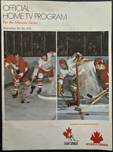 Load image into Gallery viewer, 1972 Summit Series Official Home Promotional TV Program Games 5-8 Team Canada