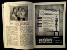 Load image into Gallery viewer, 1955 Maple Leaf Gardens NHL Hockey Program VTG Leafs vs Red Wings Harry Lumley