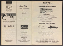 Load image into Gallery viewer, 1964 London Gardens Jr B. Ontario Hockey Program Nationals vs St. Thomas Barons