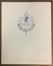 Load image into Gallery viewer, 1960's Original Hockey Hall Of Fame Exhibition Place Folio Press Events Vintage
