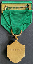 Load image into Gallery viewer, 1968-69 Vintage Track Medal + Green Ribbon + Original Display Case Antique