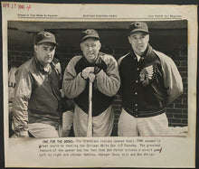 Load image into Gallery viewer, MLB Baseball HOF Legend Bob Feller Rollie Hemsley Cleveland Indians Type 1 Photo