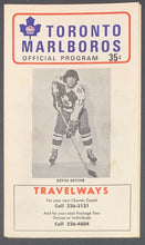 Load image into Gallery viewer, 1973 Maple Leaf Gardens Hockey Program OHA Major Jr A Marlboros vs Red Wings