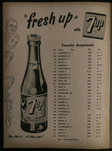 Load image into Gallery viewer, 1955 CFL Eastern Semi-FInal Program Hamilton Tiger Cats Toronto Argonauts