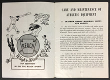 Load image into Gallery viewer, 1940s Spalding Vtg Athletic Equipment Sports Publication Book Football Baseball