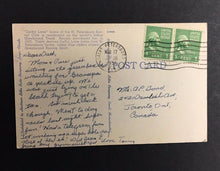 Load image into Gallery viewer, 1950 Derby Lane Greyhound Racing Post Card St Petersburg Vintage Stamp USA