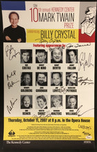 Load image into Gallery viewer, 2007 10th Annual Mark Twain Prize Award Celebrity Multi Signed Poster x12 JSA