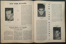 Load image into Gallery viewer, 1949 Madison Square Garden Program+Insert NY Rangers vs Toronto Maple Leafs NHL