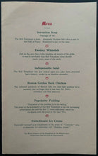Load image into Gallery viewer, 1927 Alexander Graham Bell / Walter Allward Autographed Historical Menu JSA LOA