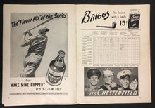 Load image into Gallery viewer, 1943 World Series Program Yankee Stadium New York vs St Louis Cardinals MLB