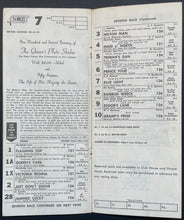 Load image into Gallery viewer, 1961 Queen’s Plate Stakes Horse Race Racetrack Program Woodbine Toronto