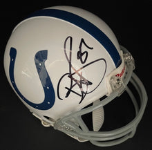 Load image into Gallery viewer, Reggie Wayne Indianapolis Colts Autographed NFL Football Riddell Mini-Helmet JSA