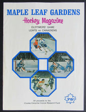 Load image into Gallery viewer, 1960 Maple Leaf Gardens NHL Oldtimers Program Leafs Canadiens Maurice Richard
