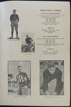 Load image into Gallery viewer, 1928 Springfield College Unscored Program University of Vermont NCAA Football