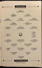 Load image into Gallery viewer, 1962 Int'l Football Soccer Match England Switzerland Wembley Stadium Program