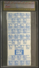 Load image into Gallery viewer, 1997 World Series Ticket Stub Florida Marlins Cleveland Indians MLB iCert