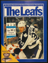 Load image into Gallery viewer, 1985 NHL Hockey Maple Leaf Gardens Program Toronto Leafs Bruins + Ticket Stub