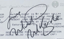 Load image into Gallery viewer, 1996 Martina McBride Autographed Music Ticket Signed Country Singer + John Berry