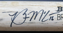 Load image into Gallery viewer, Brian McCann Game Used Signed Autographed Rawlings Baseball Bat JSA COA MLB