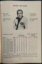 Load image into Gallery viewer, 1963-64 Montreal Canadiens Vintage NHL Media Guide Yearbook Beliveau Cover