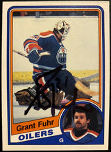 Load image into Gallery viewer, 1984 Grant Fuhr Signed O-Pee-Chee Hockey Card Autographed NHL Oilers JSA COA