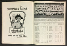 Load image into Gallery viewer, 1957 World Series Program Yankee Stadium NY Yankees vs Milwaukee Braves MLB Vtg